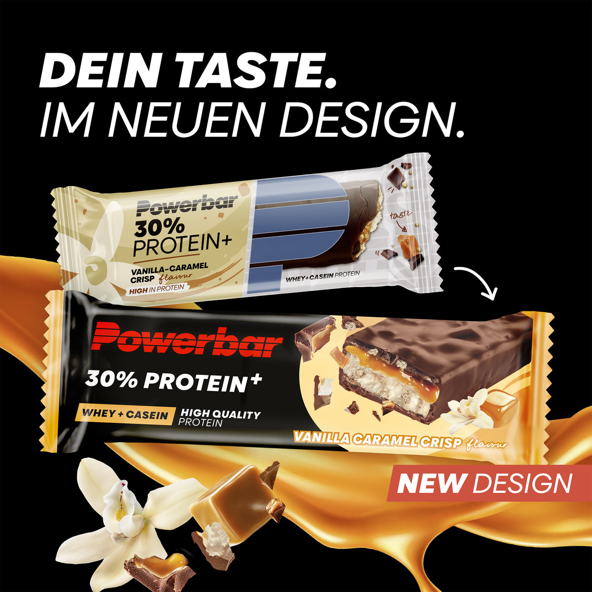 30% Protein Plus Bar (15x55g) Vanilla Caramel Crisp