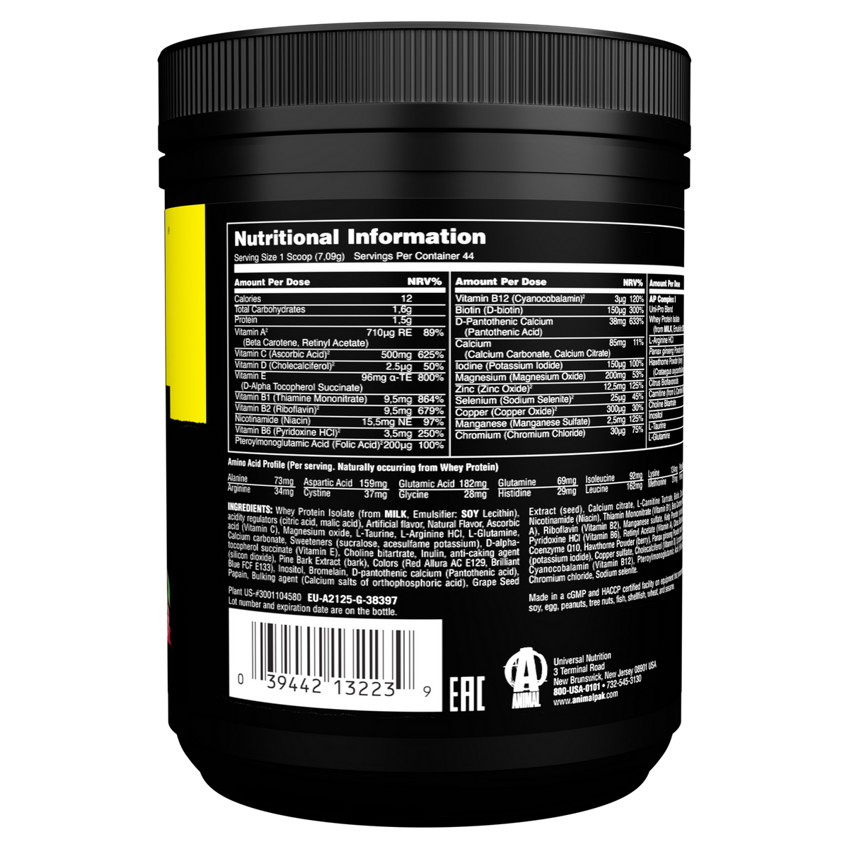 Animal Pak Powder (342g) Cherry-Berry
