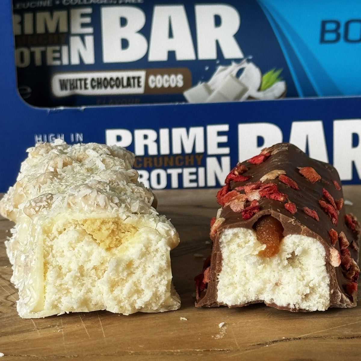 Prime Crunchy Protein Bar - 3 g leucine (12x65g)