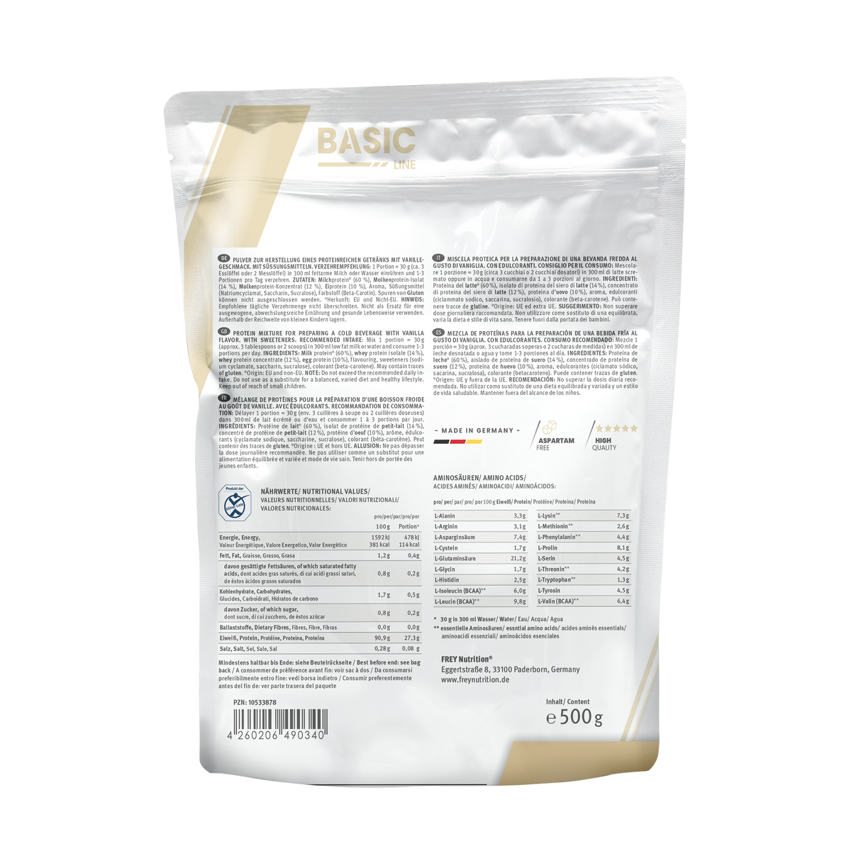 Protein 96 (500g) Vanilla