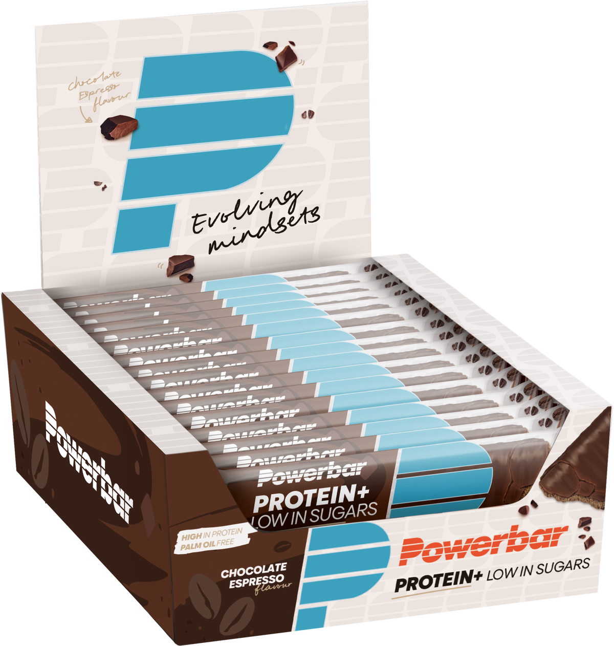 Protein+ Low in Sugars (16x35g) Chocolate Espresso