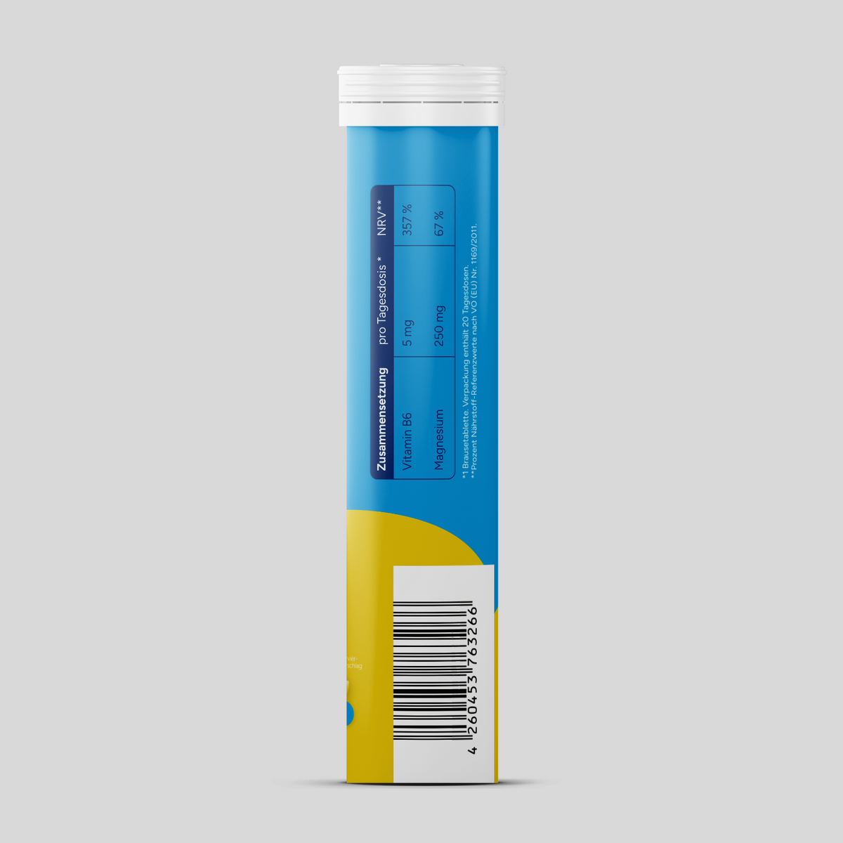 Magnesium + Vitamine B6 - Lemon (20 bruistabletten)