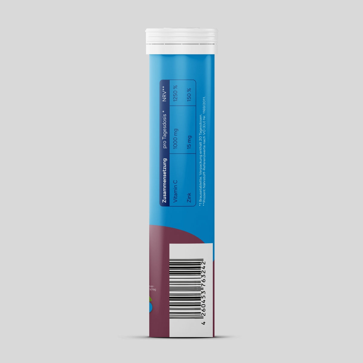 Vitamine C + Zink - Cassis (20 bruistabletten) - 6 Pack