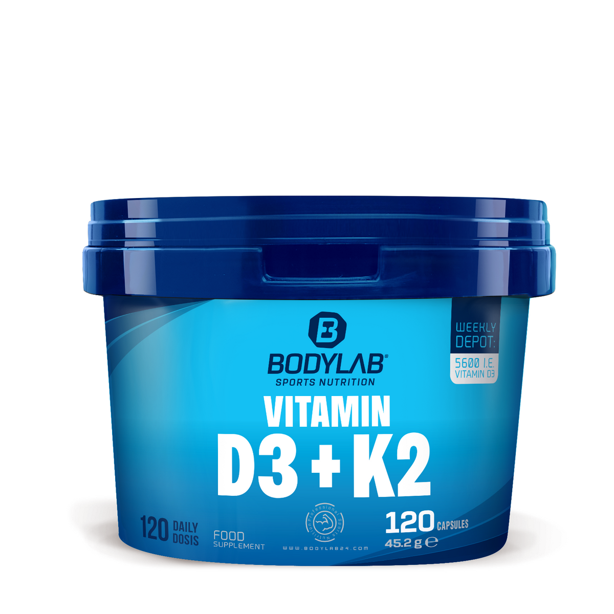 Vitamine D3 + K2 (120 capsules)