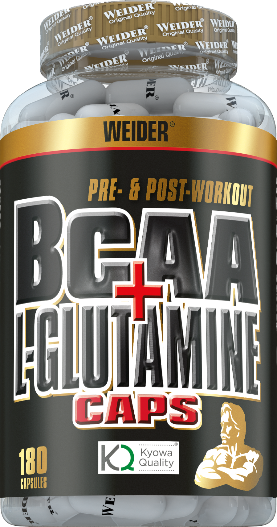 BCAA + L-Glutamine (180 caps)