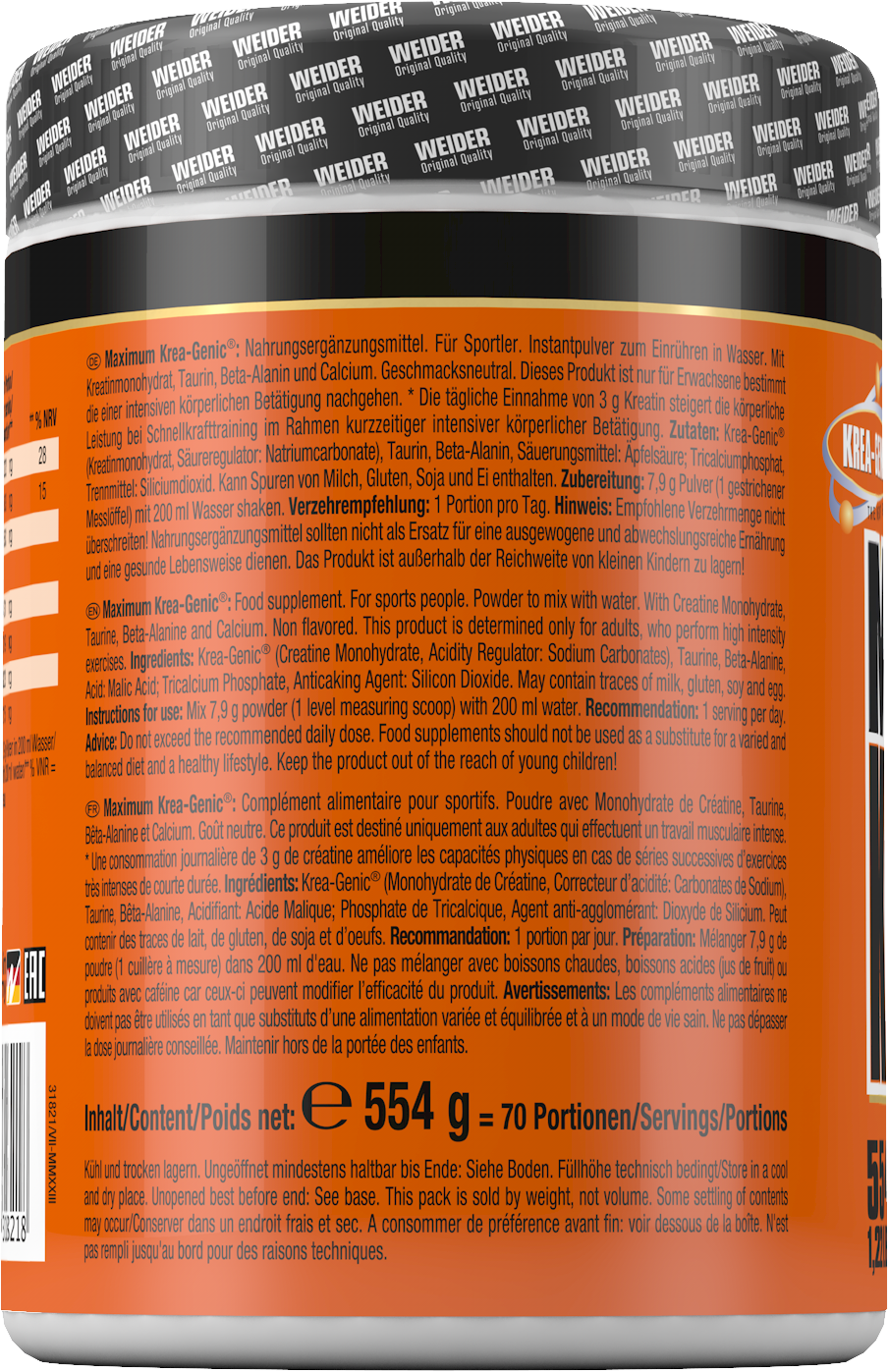 Maximum Krea-Genic Powder (454g)