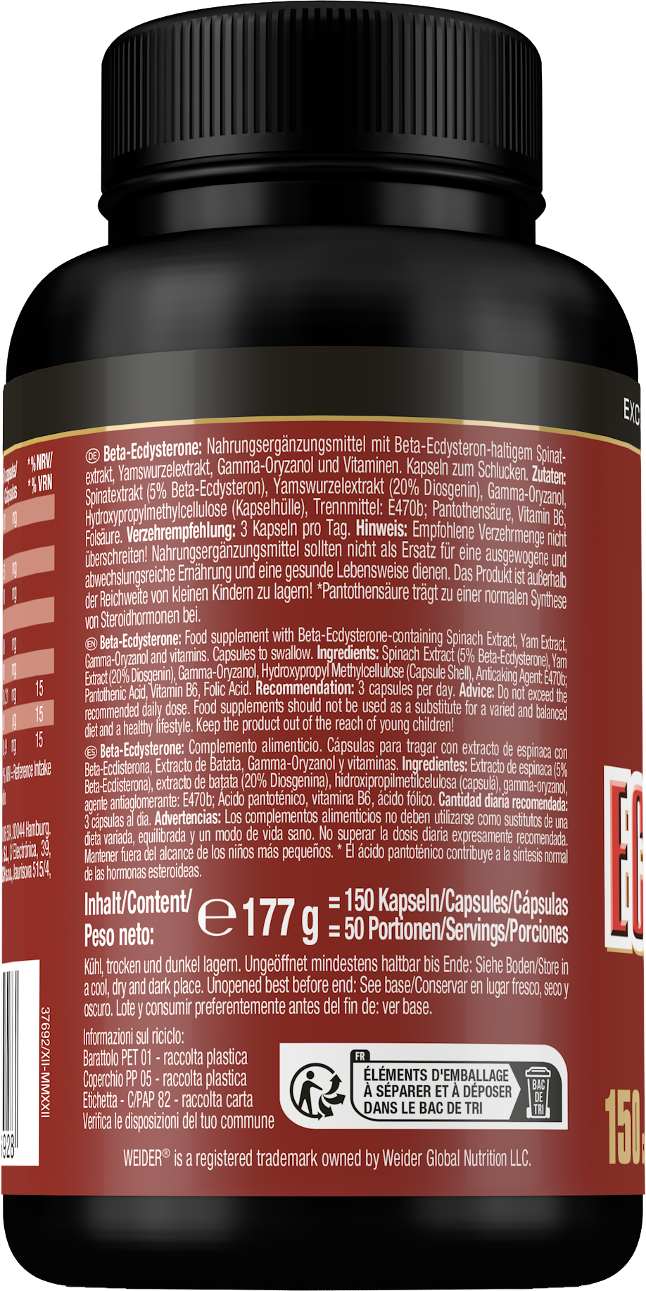 Beta-Ecdysteron (150 capsules)