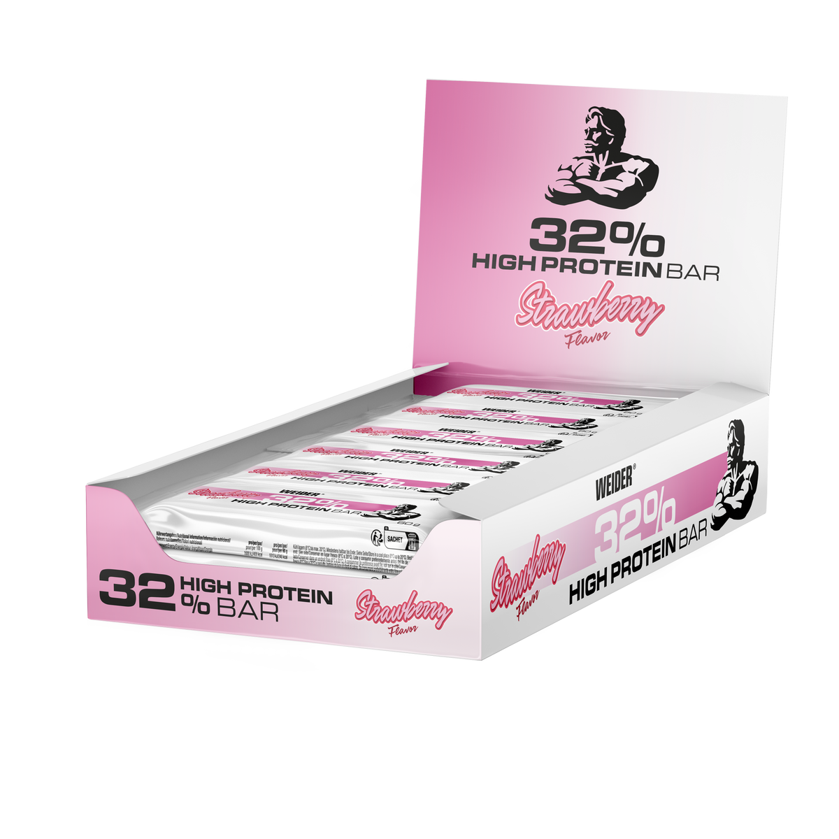 32% Protein Bar (12x60g) Strawberry