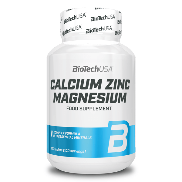 credit In de meeste gevallen spier Calcium Zinc Magnesium (100 tabletten) van BioTech USA kopen | Bodylab Shop